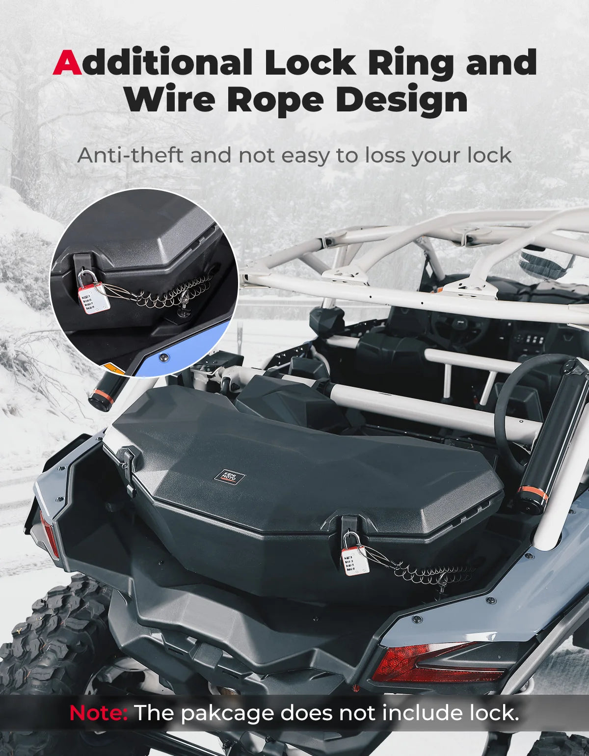 Coffre fret 45L Can-Am Maverick X3