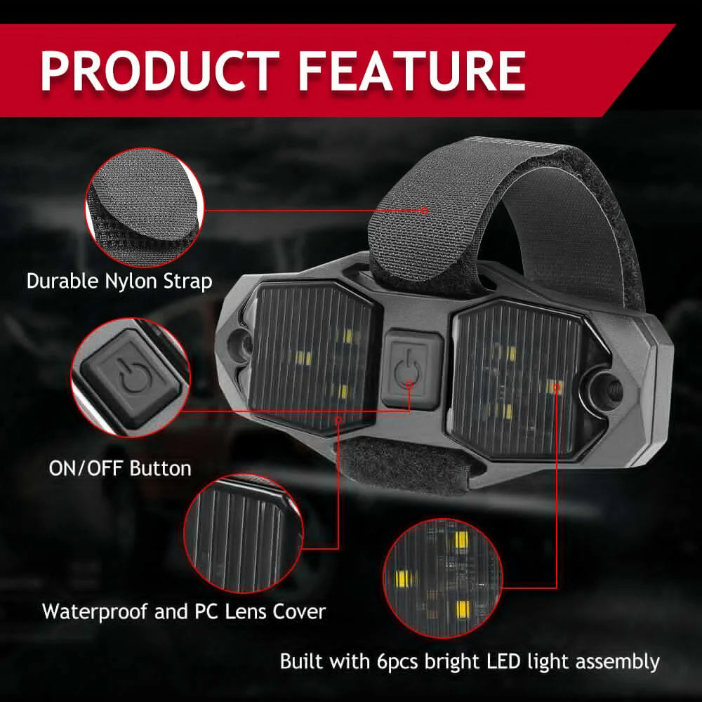 Éclairage intérieur LED SSV barre anti-roulis