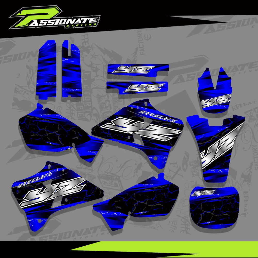 Kit Déco Graphique Yamaha YZ125 YZ250 1996-2001 (4 Designs)