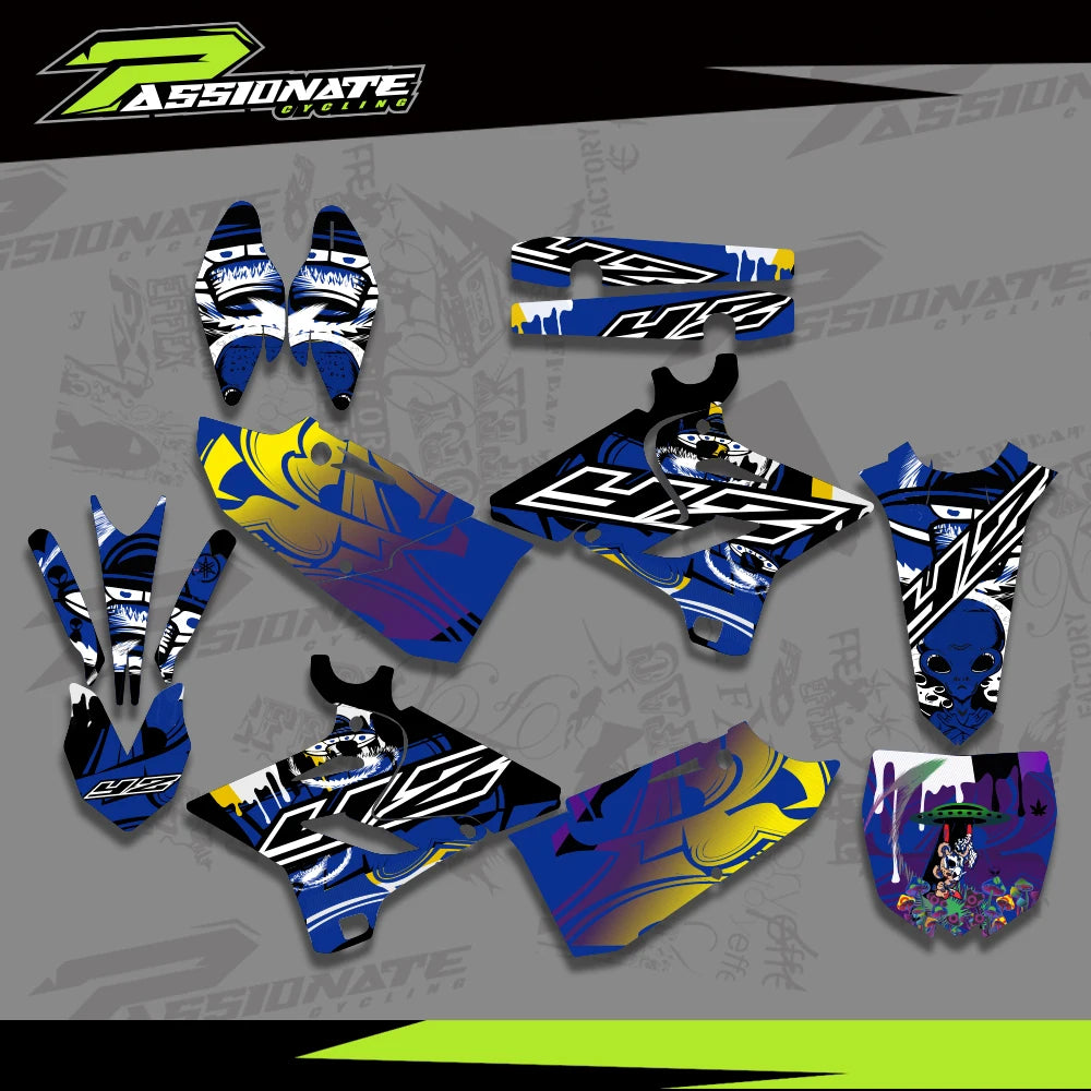 Kit Déco Graphique Yamaha YZ125 YZ250 (4 Designs)