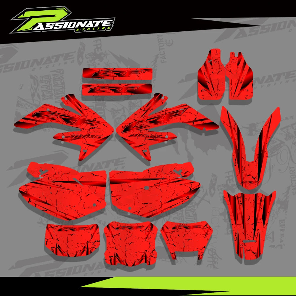 Kit Déco Graphique Honda CRF250X (4 Designs)