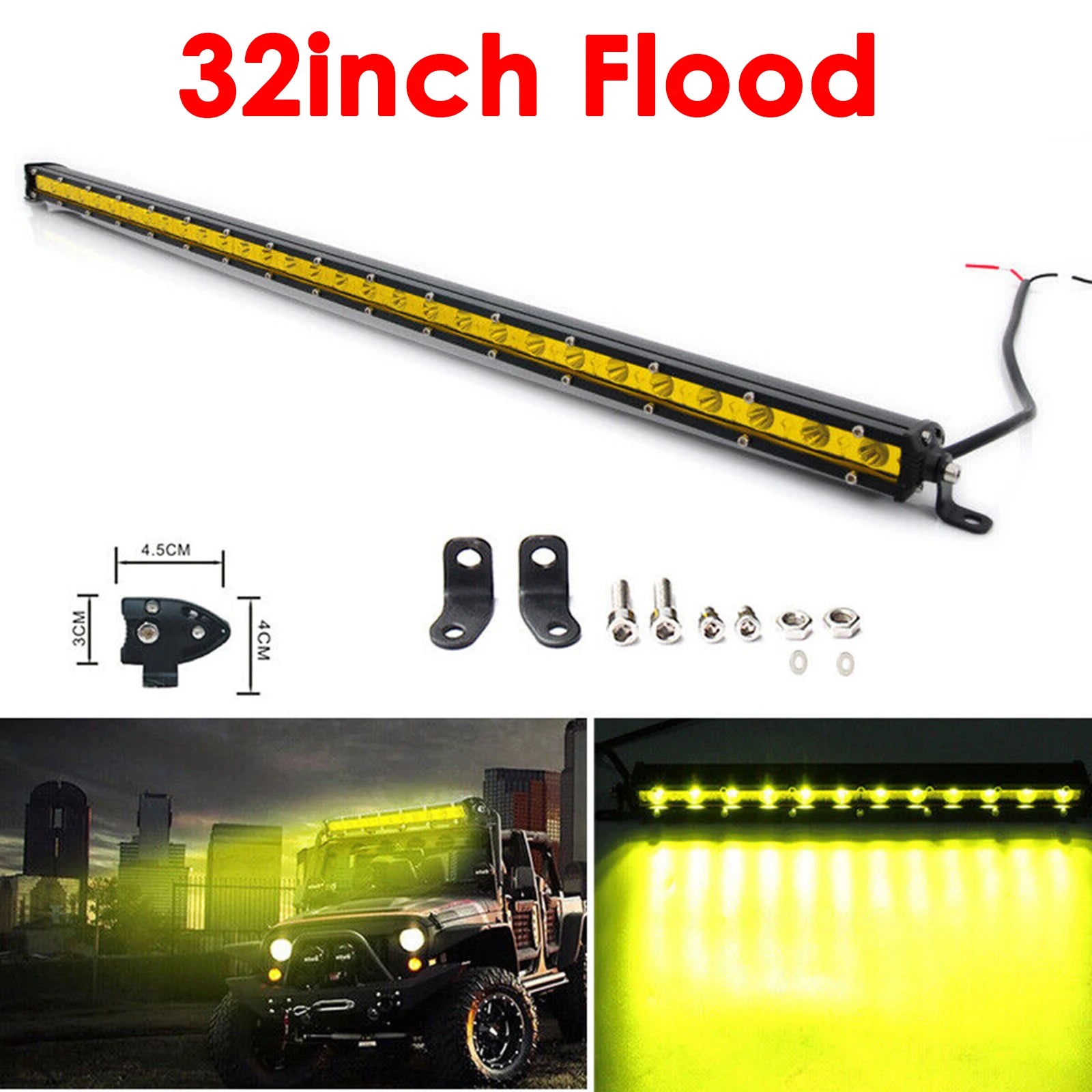 Barre LED Quad SSV Antibrouillard (7" à 50")