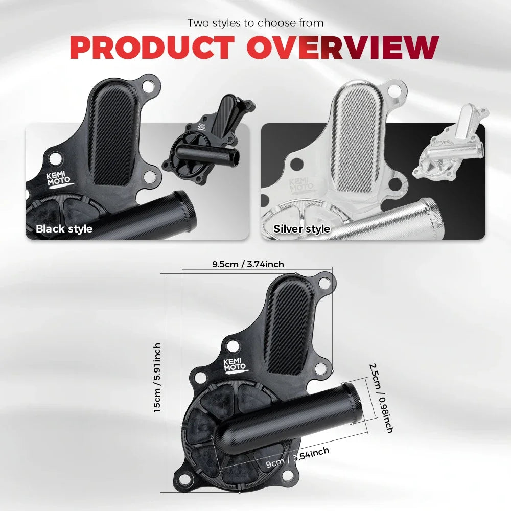 Protecteur pompe eau quad vue détaillée