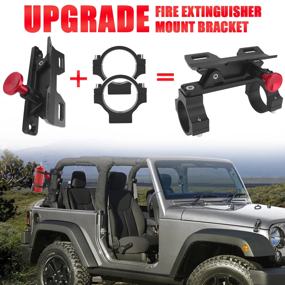Support extincteur quad dégagement rapide