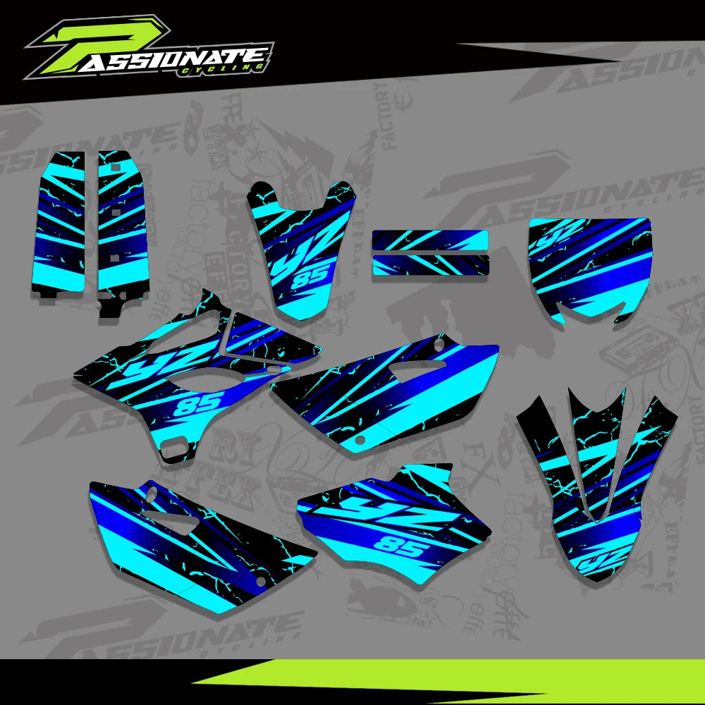 Kit Déco Graphique Yamaha YZ85 (4 Designs)