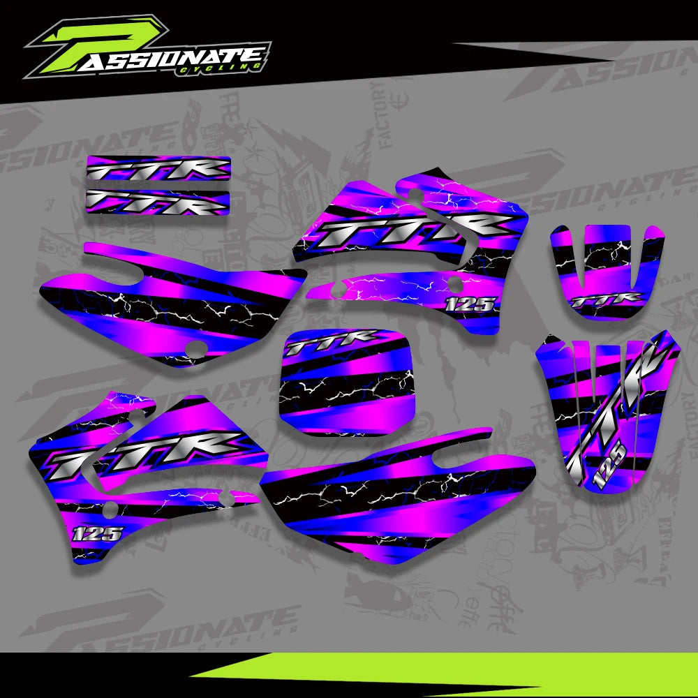 Kit Déco Graphique Yamaha TTR125 (4 Designs)