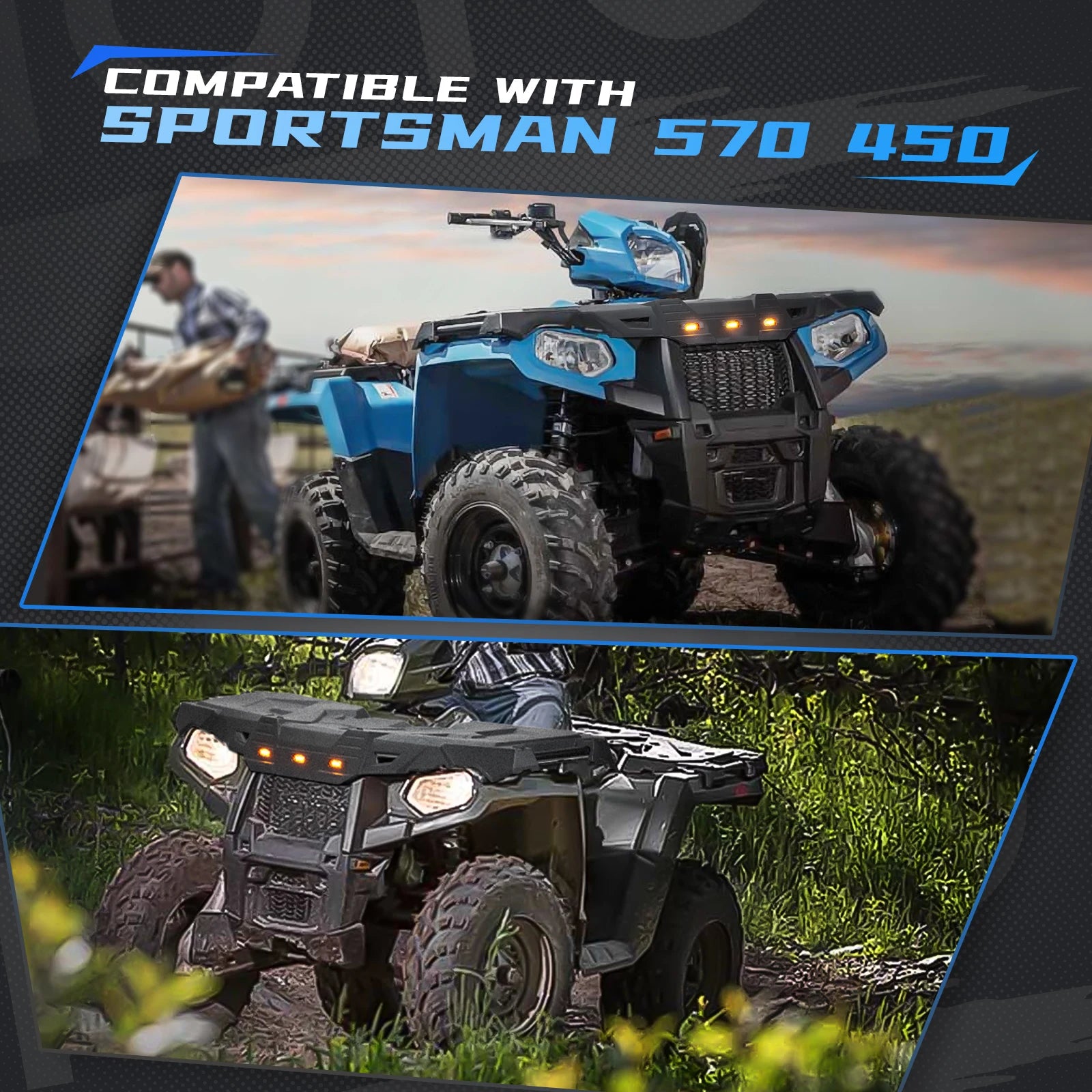 Couvercle Porte-Bagages Avant ATV Polaris Sportsman 570/450