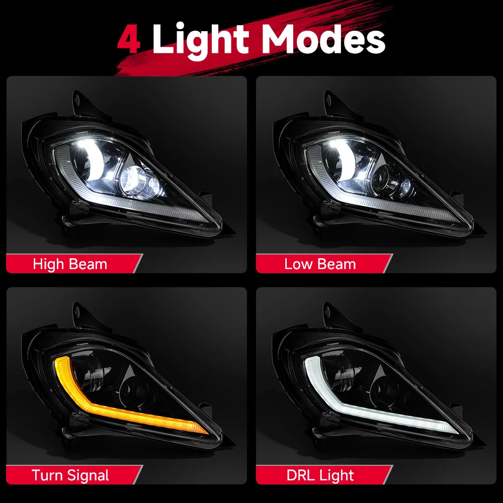 Phare LED Yamaha Raptor YFZ450 Wolverine avec Clignotants