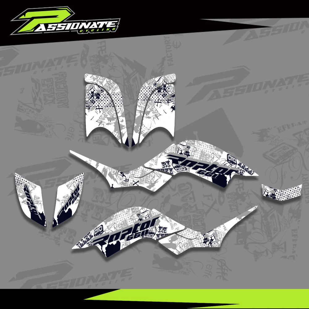 Kit déco quad Yamaha Raptor 660 pose