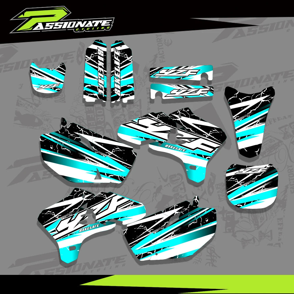 Kit Déco Graphique Yamaha YZ250F YZ450F 2003-2005 (4 Designs)