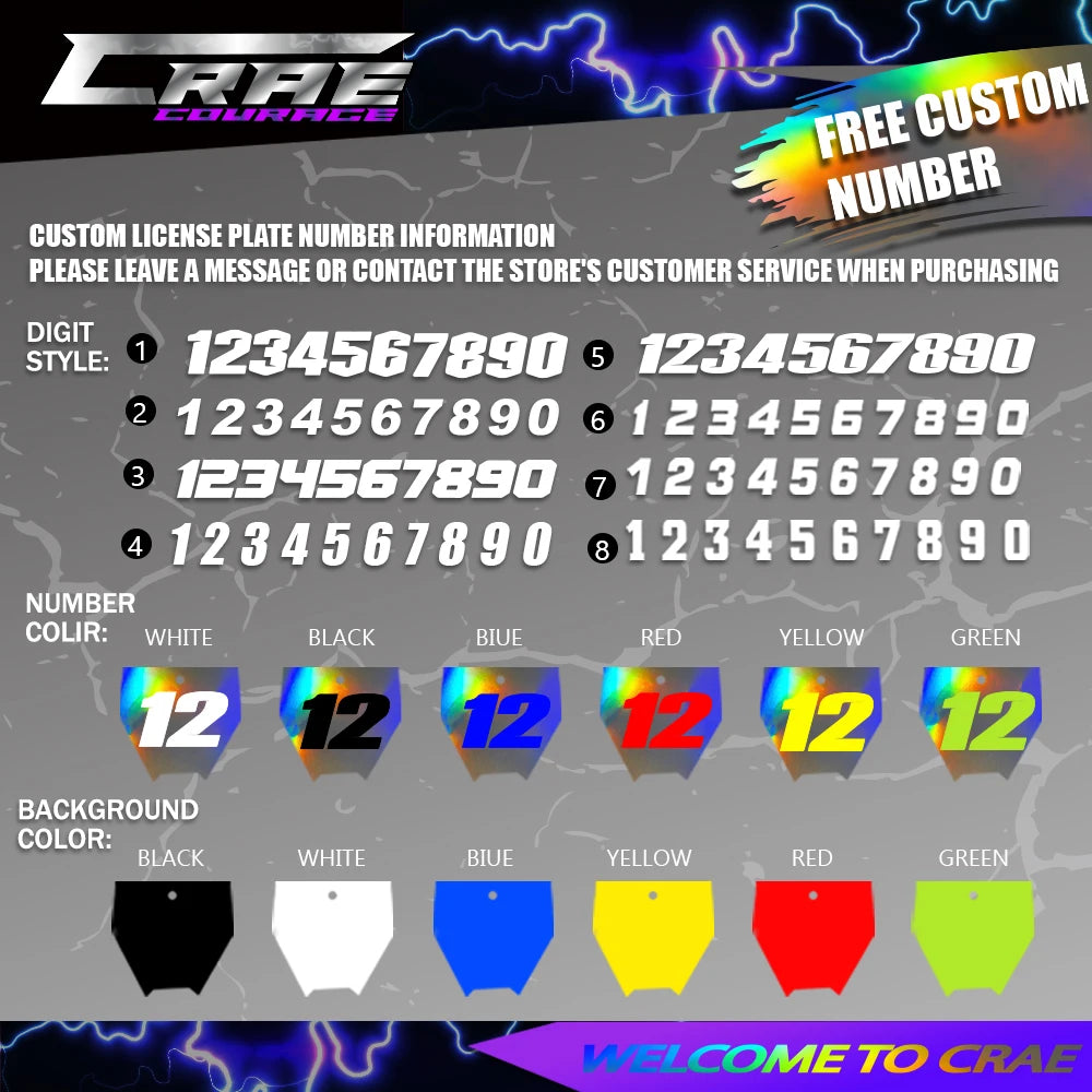 Kit Déco Graphique Yamaha Raptor 700 YFM700 (4 Designs)