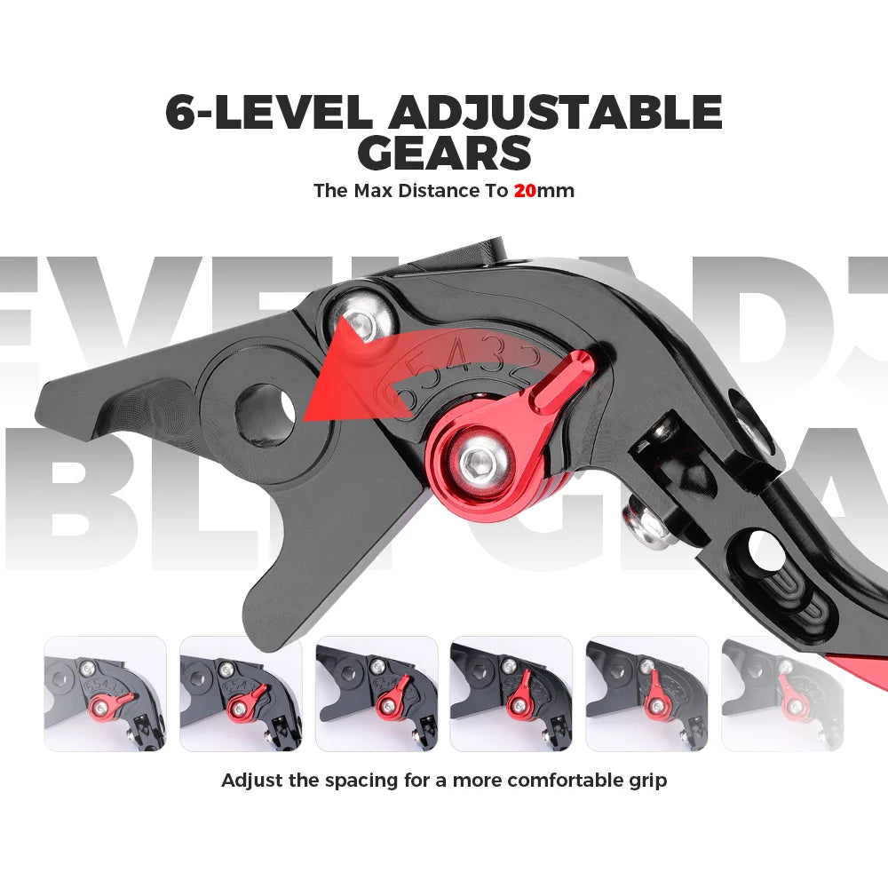 Levier embrayage frein quad Raptor rouge