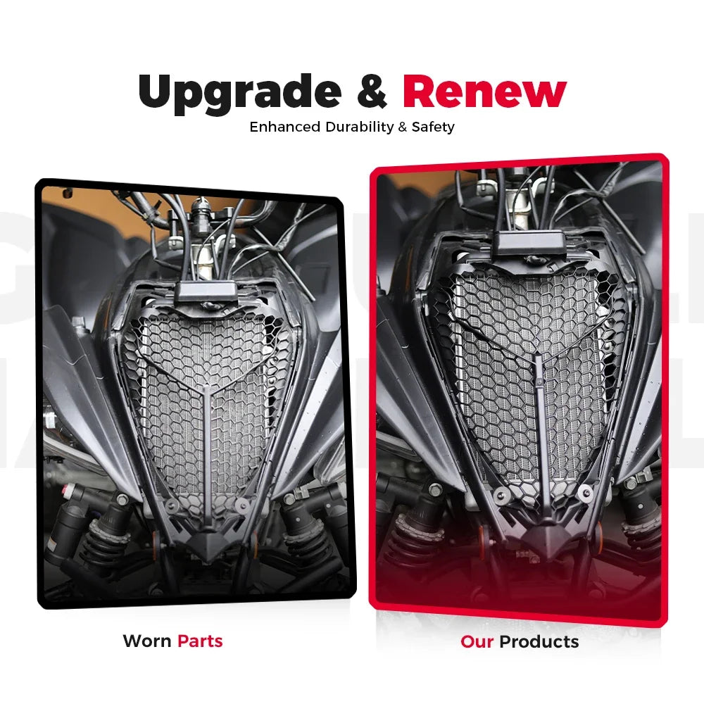 Grille protection radiateur quad montage direct