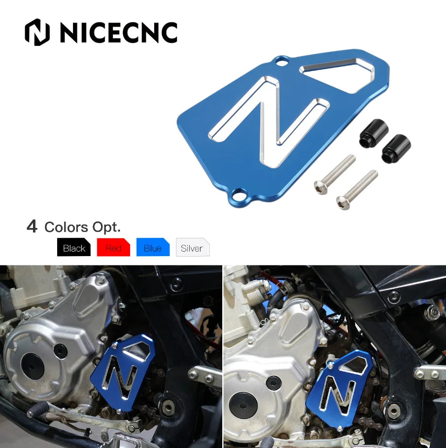 Couvercle pignon économiseur quad Raptor 700 bleu
