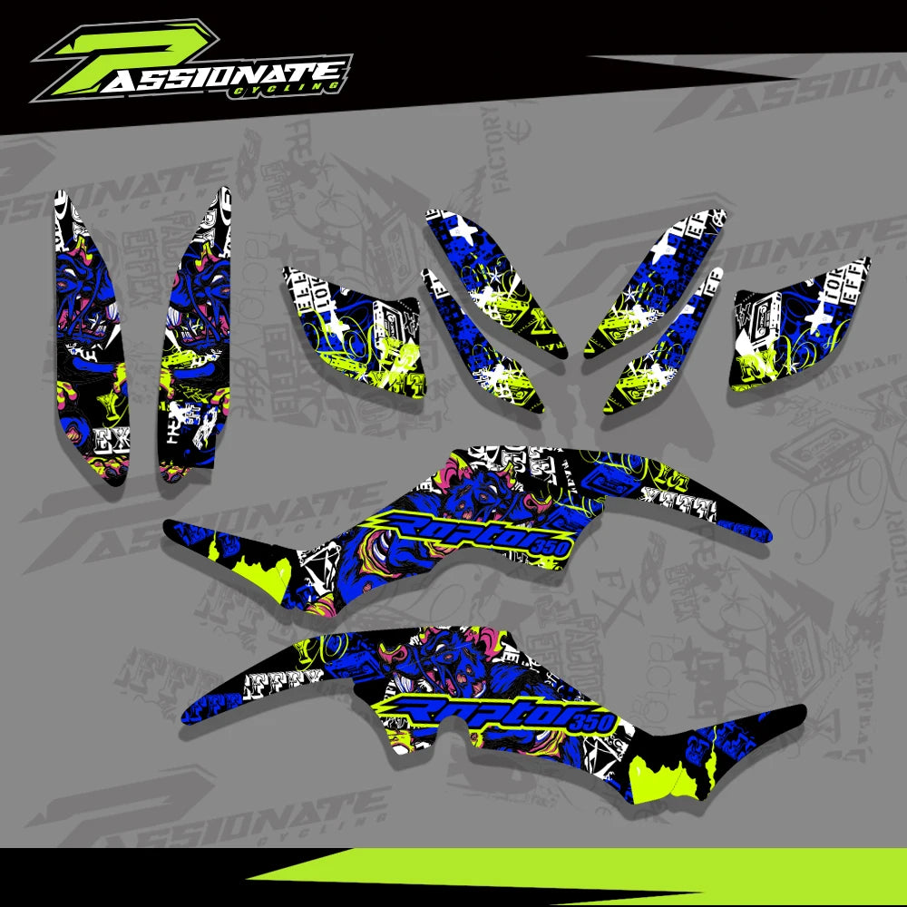 Kit déco quad Raptor 350 style classique