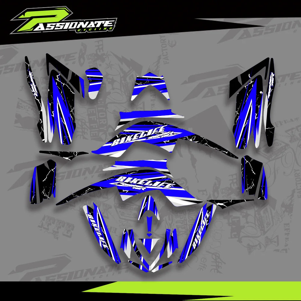 Kit déco carénage quad Raptor fond