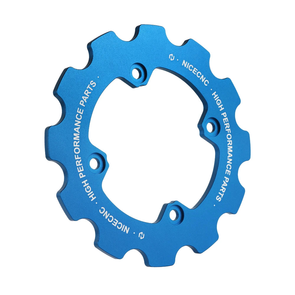 Garde chaîne quad double pignon bleu