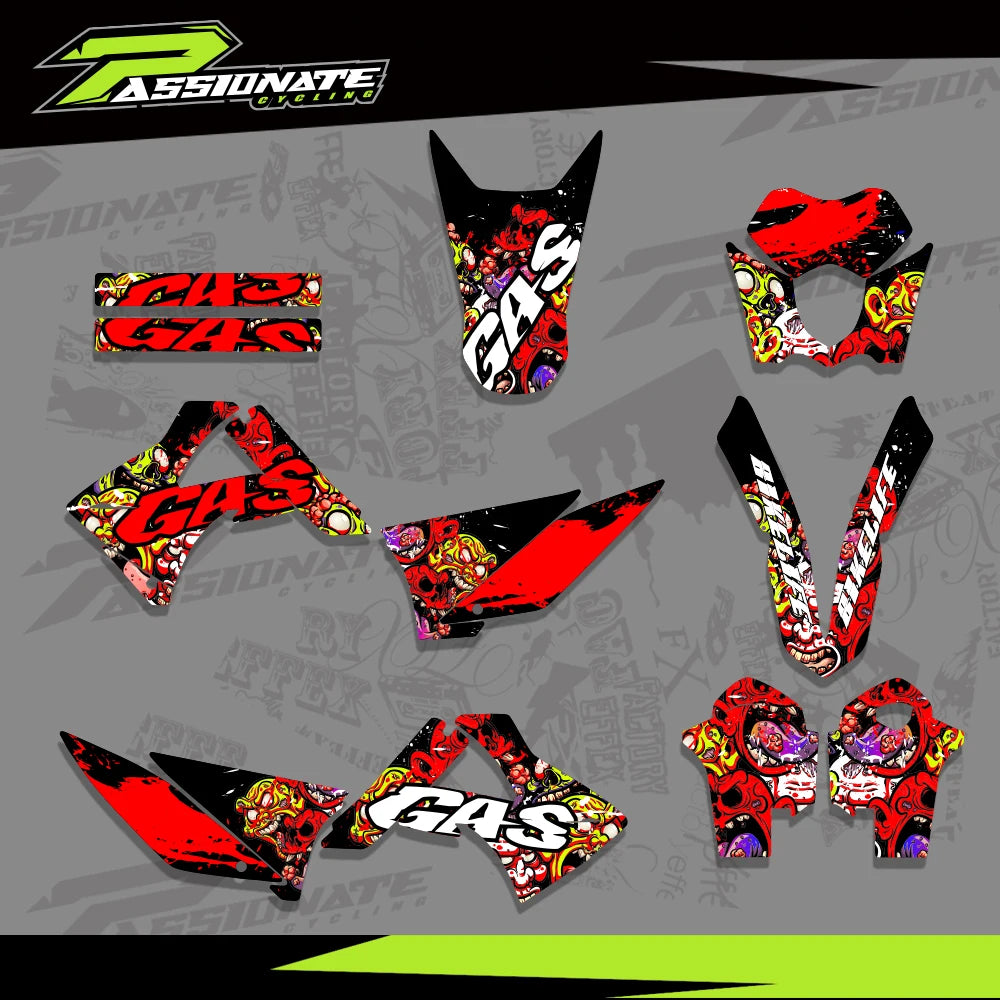 Kit Déco Graphique GasGas EC 125-450 (4 Designs)