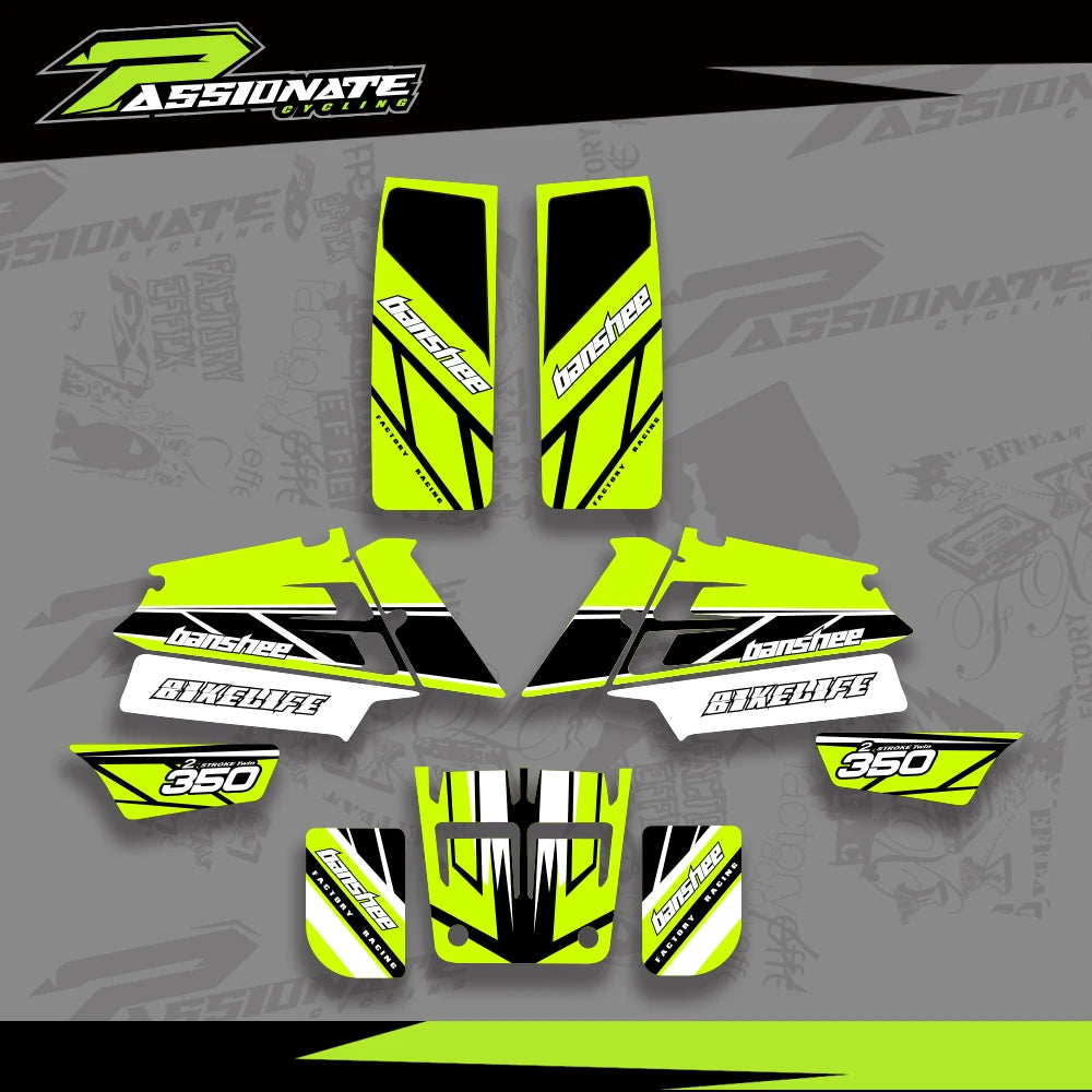 Kit stickers quad Yamaha Banshee 350