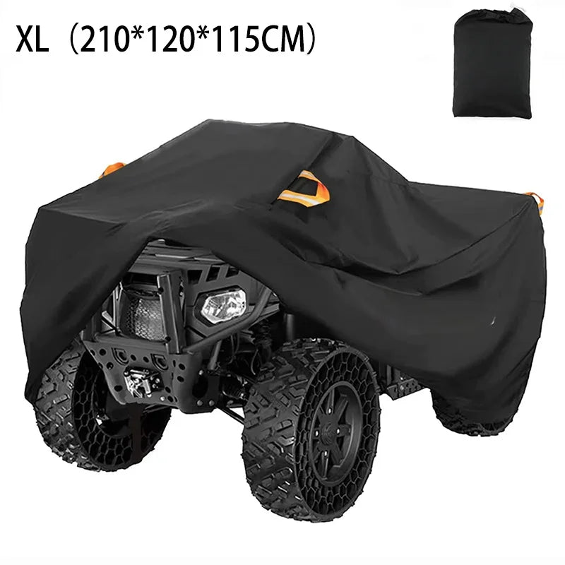 Housse Universelle Quad ATV 210D Noire Étanche
