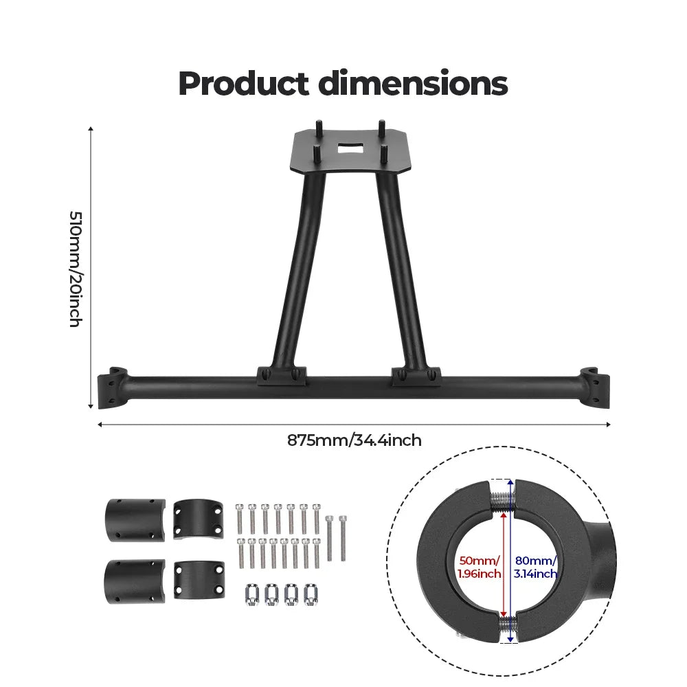 Support roue secours SSV RZR installation