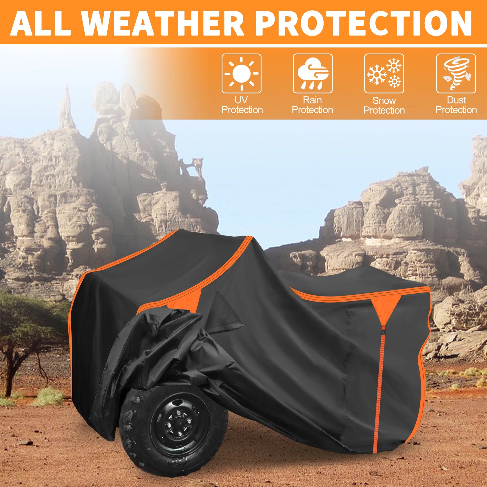 Bâche Oxford 210D Polaris Sportsman