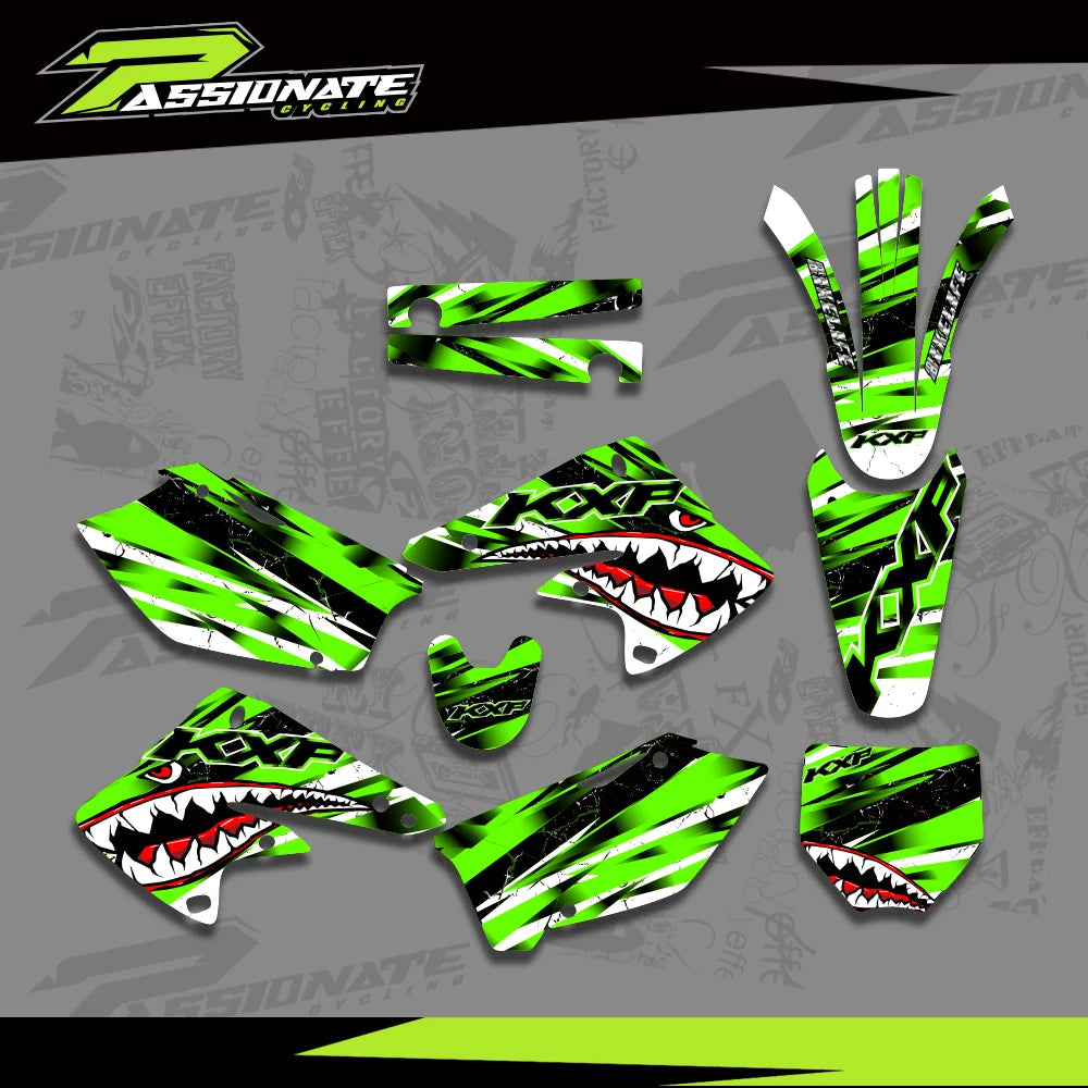 Kit Déco Graphique Kawasaki KX250F KXF250 (4 Designs)