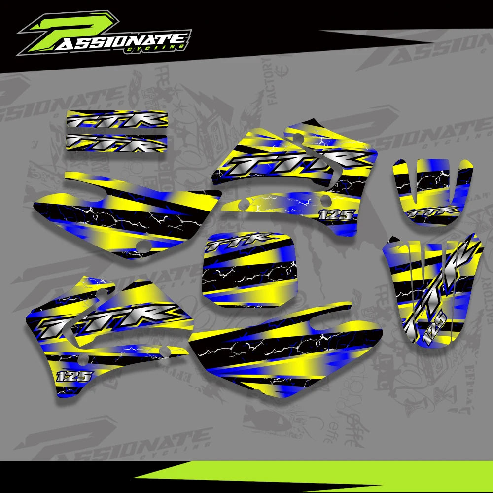 Kit Déco Graphique Yamaha TTR125 (4 Designs)
