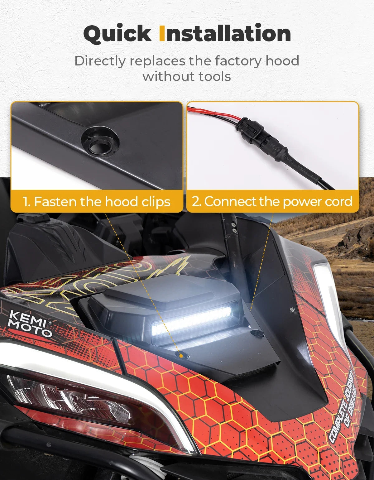Capot avant SSV CFMoto ZForce 1000
