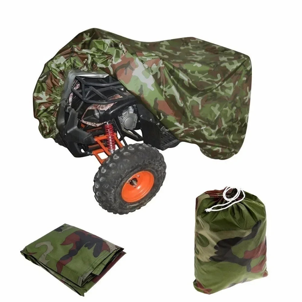 Housse de Protection Quad ATV Universelle Étanche Camouflage