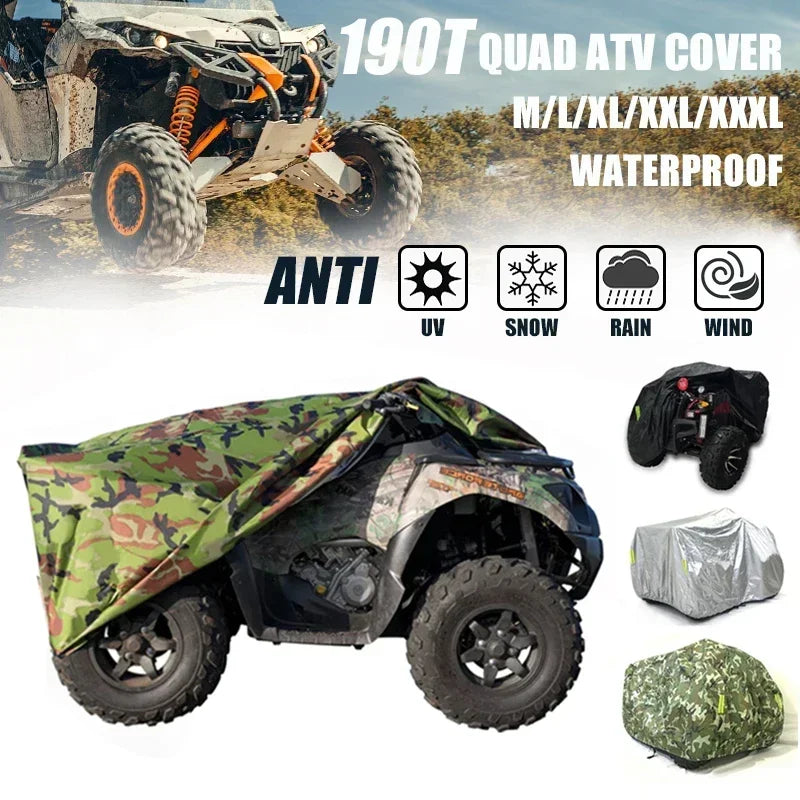 Housse de protection quad ATV camouflage étanche