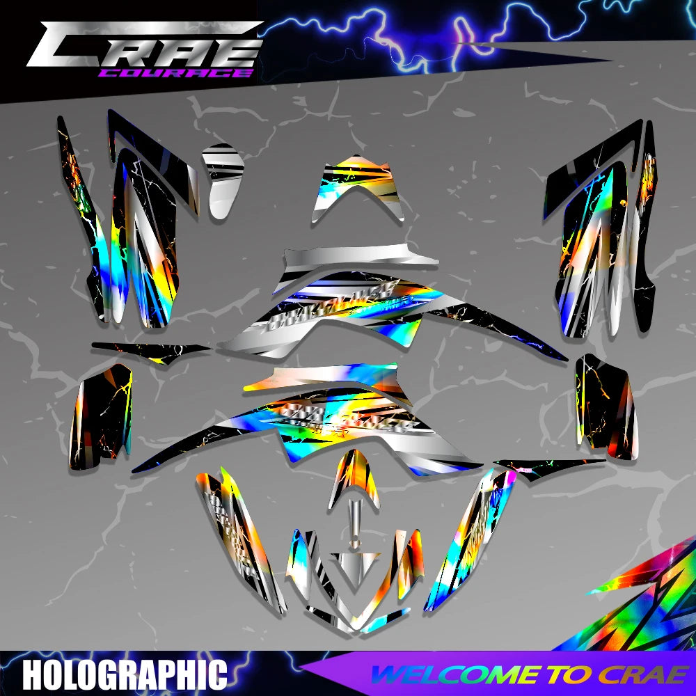 Kit Déco Graphique Yamaha Raptor 700 YFM700 (4 Designs)