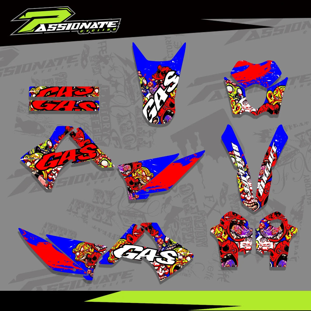 Kit Déco Graphique GasGas EC 125-450 (4 Designs)