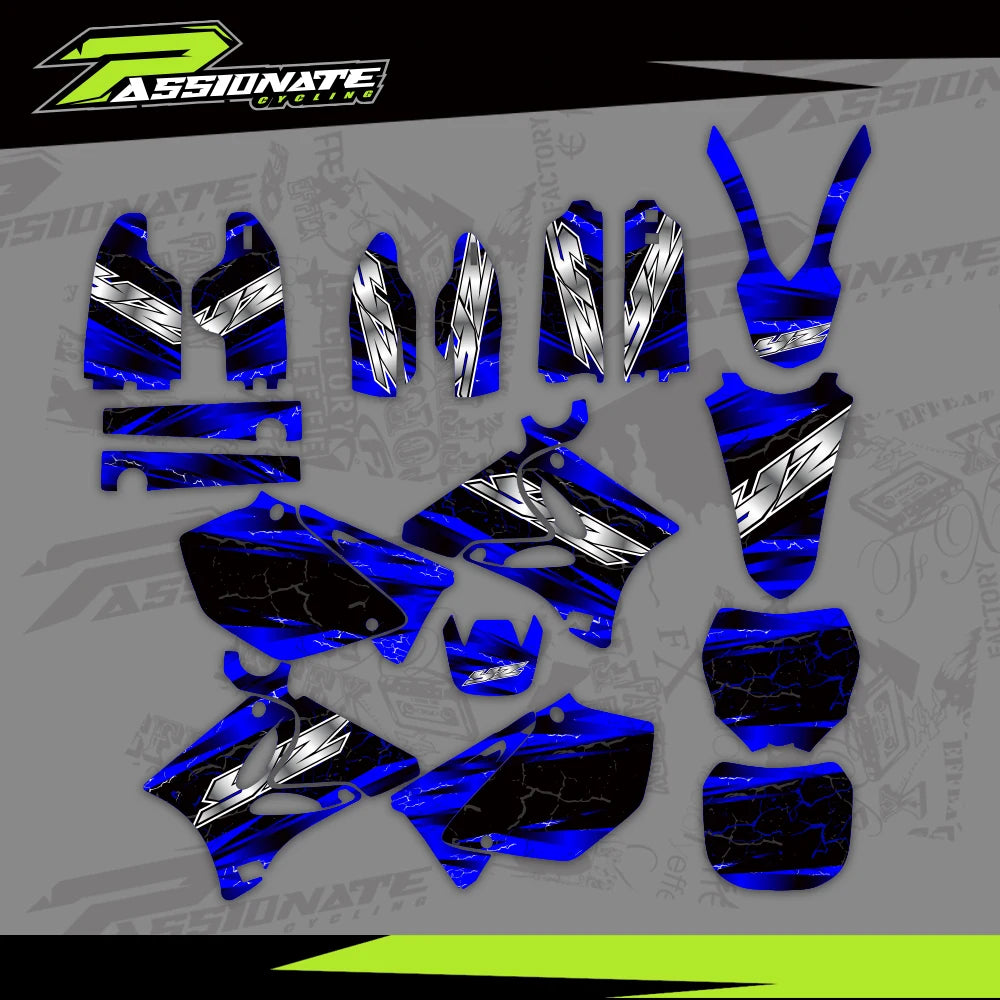 Kit Déco Graphique Yamaha YZ125 YZ250 2002-2014 (4 Designs)