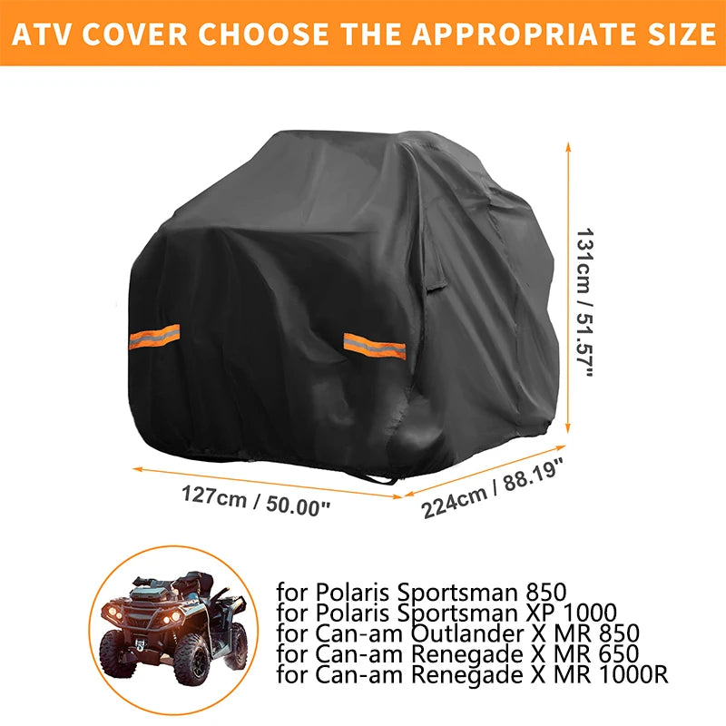 Housse de Protection Étanche Quad Polaris Sportsman 450 570 850