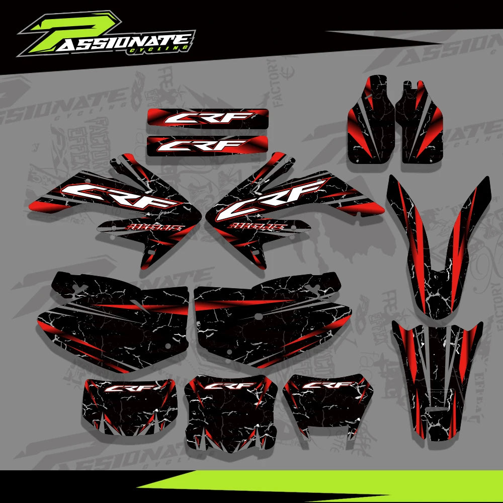Kit Déco Graphique Honda CRF250X (4 Designs)