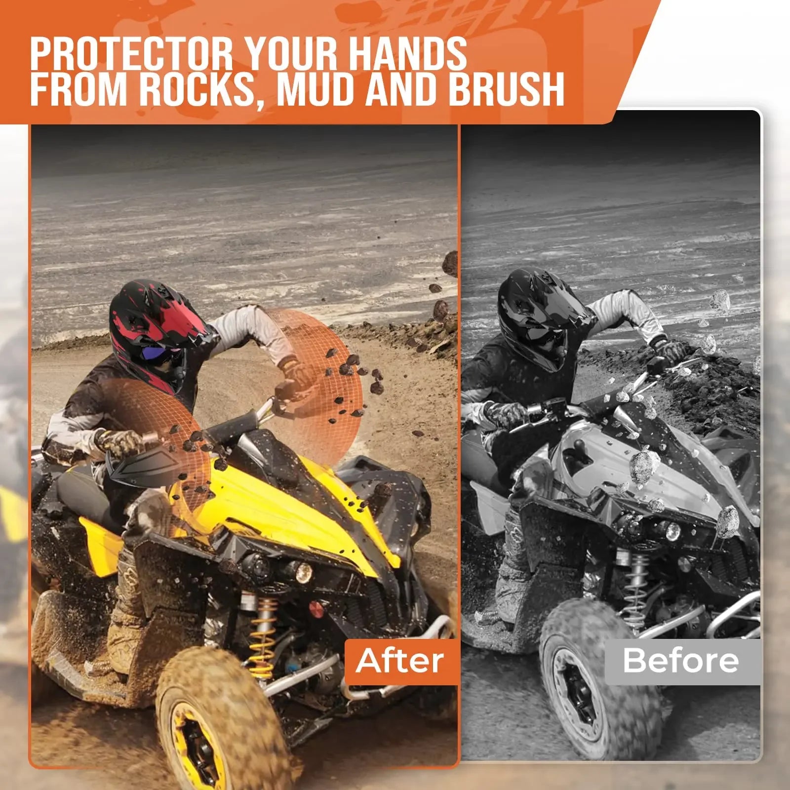 Protège-mains quad Renegade Outlander