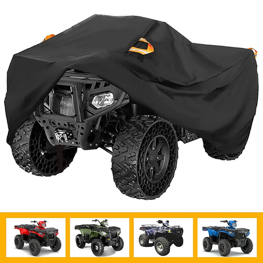 Housse universelle quad ATV 210D noire étanche