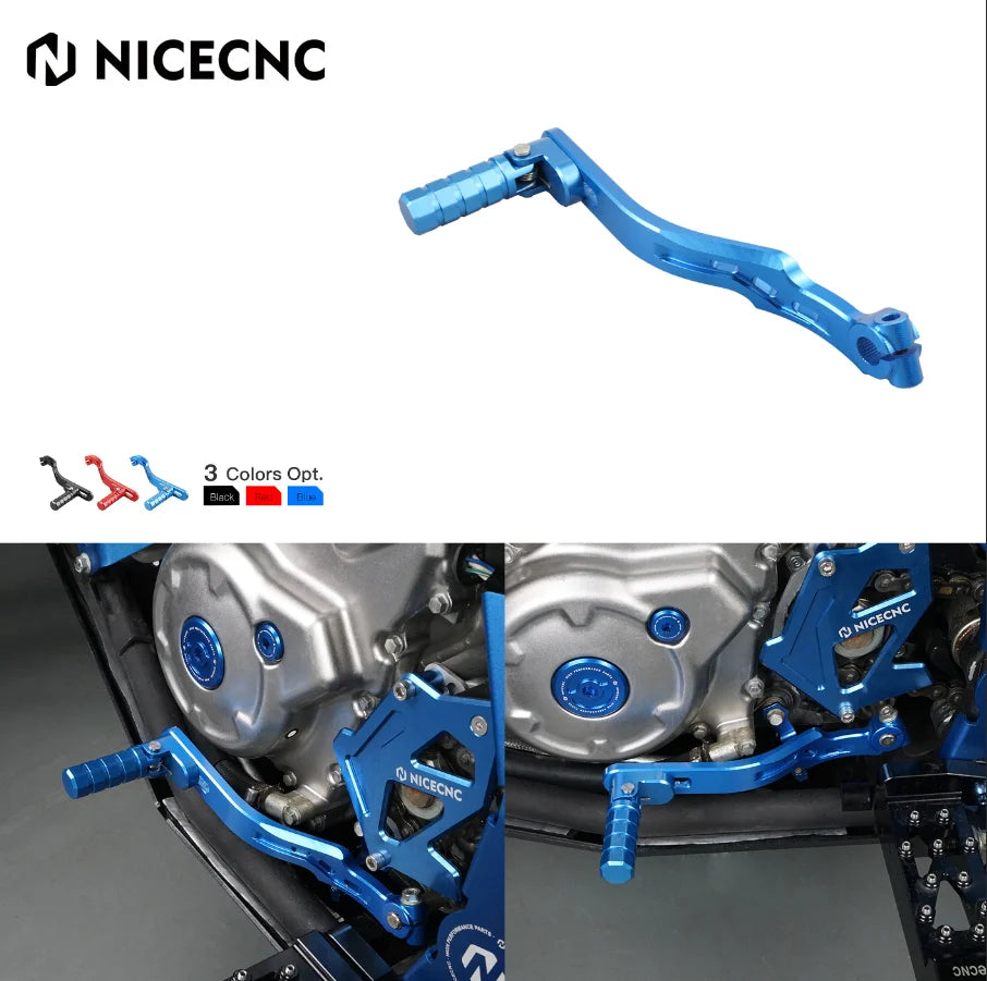 Pédale changement vitesse quad Raptor 700R bleu