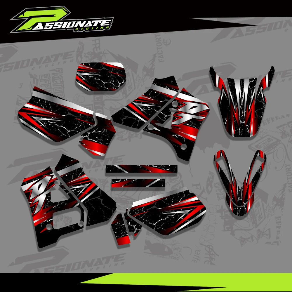 Kit Déco Graphique Yamaha DT125R DT200R (4 Designs)