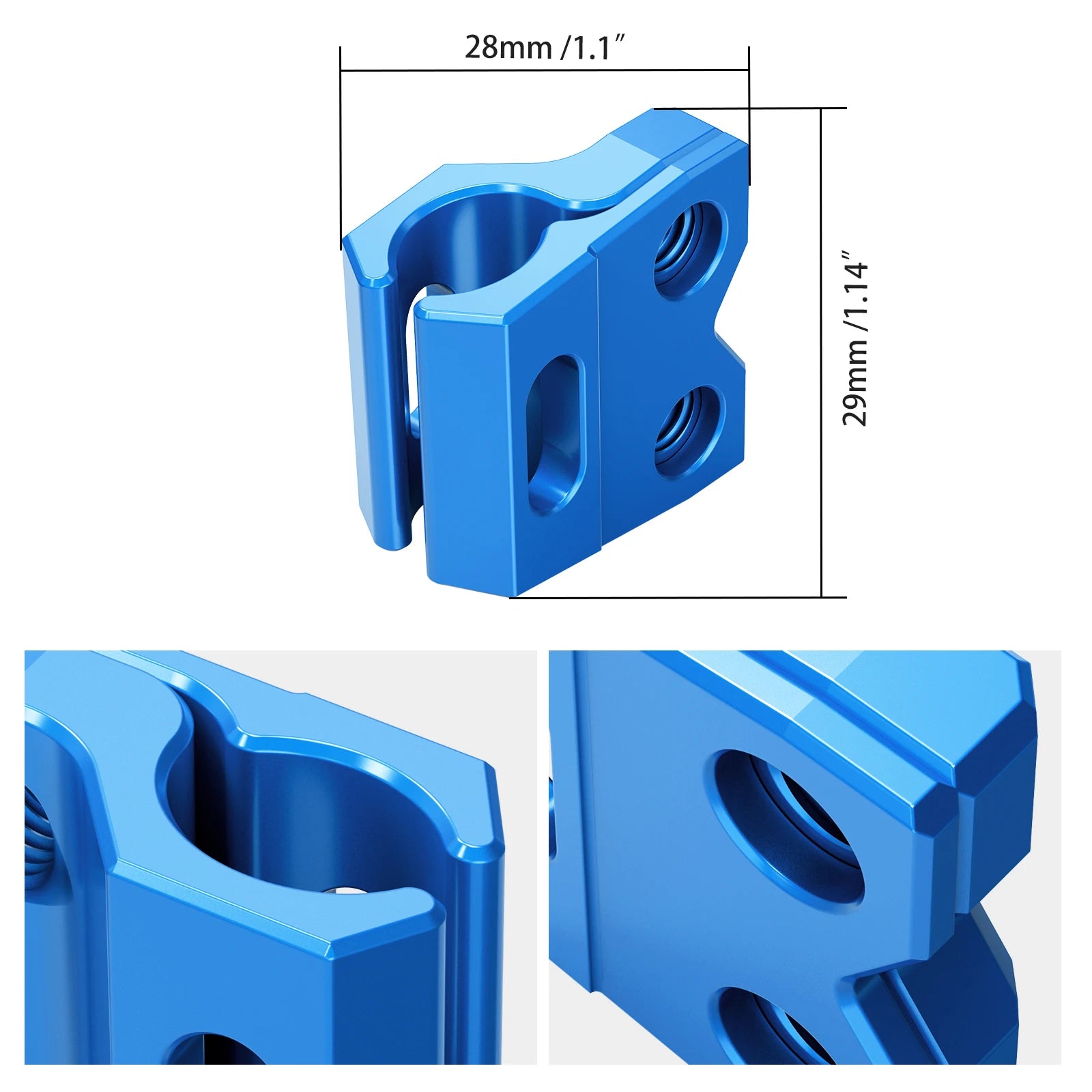 Support de Serrage Tuyau de Frein Yamaha YZ WR (2 Coloris)