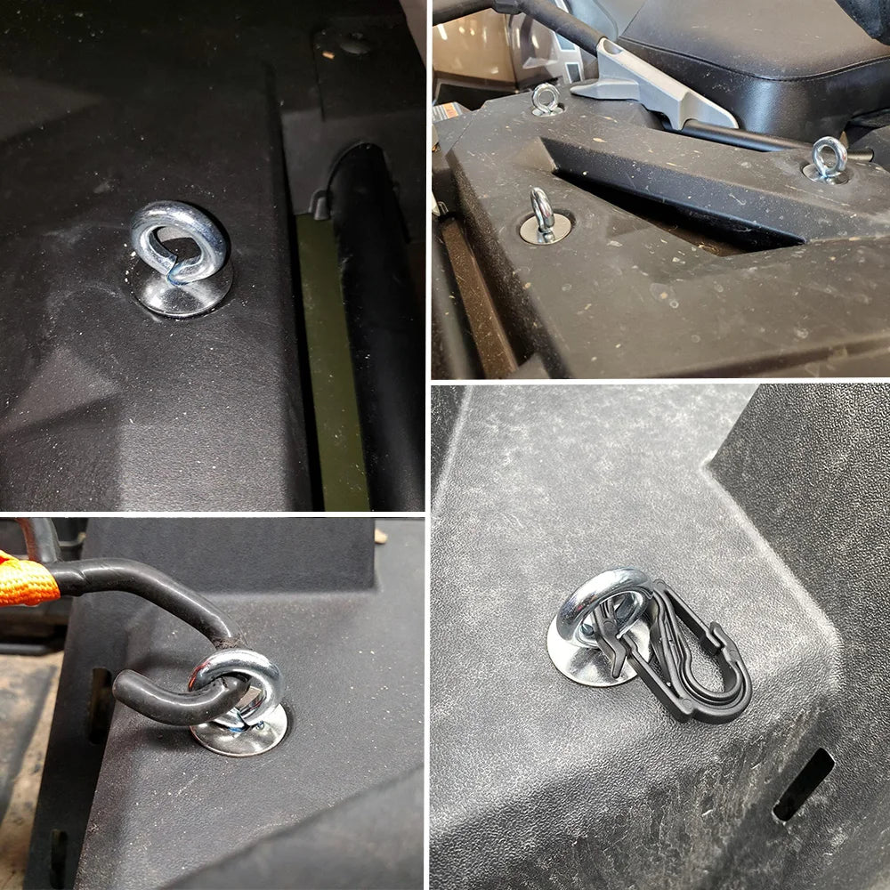 Verrou ancrage arrimage quad boulon à œil