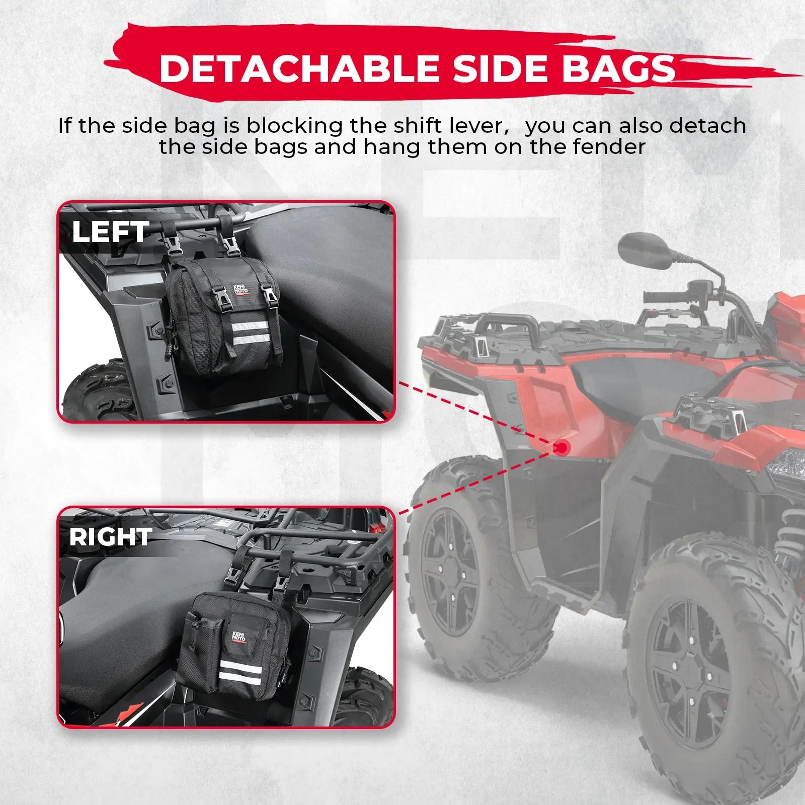 Tank bag quad Yamaha Raptor 700