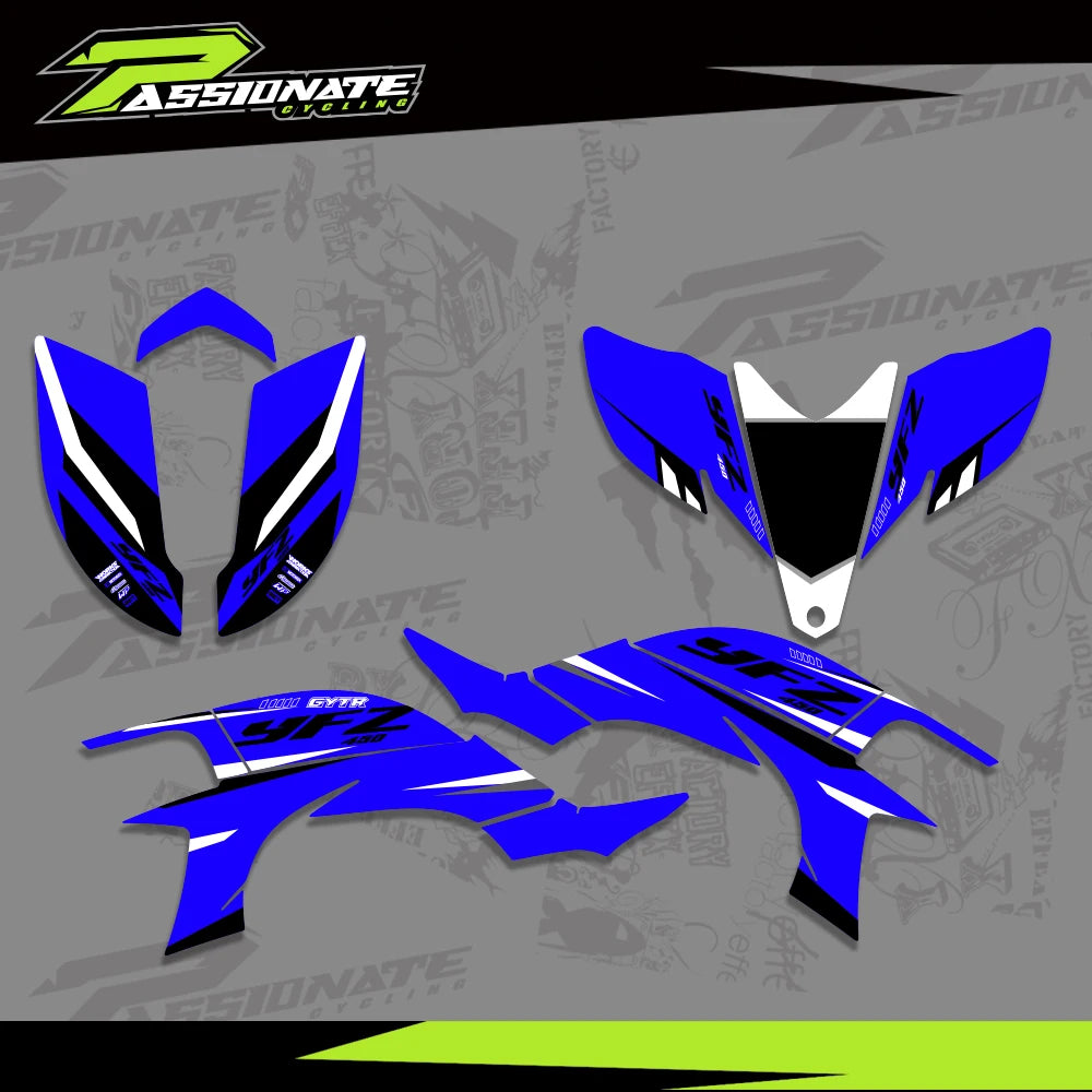 Kit déco quad YFZ450R fond