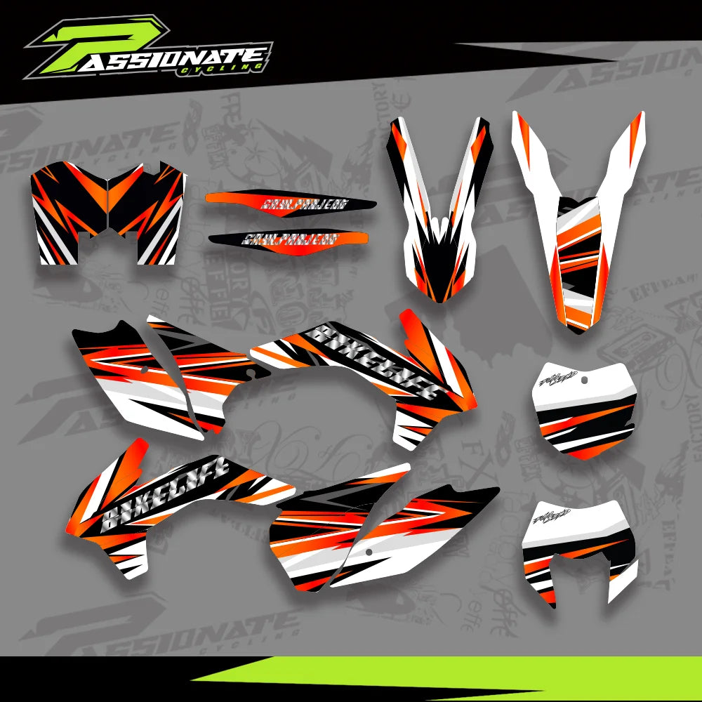 Kit Déco Graphique KTM EXC EXCF SX SXF 2013-2016 (4 Designs)