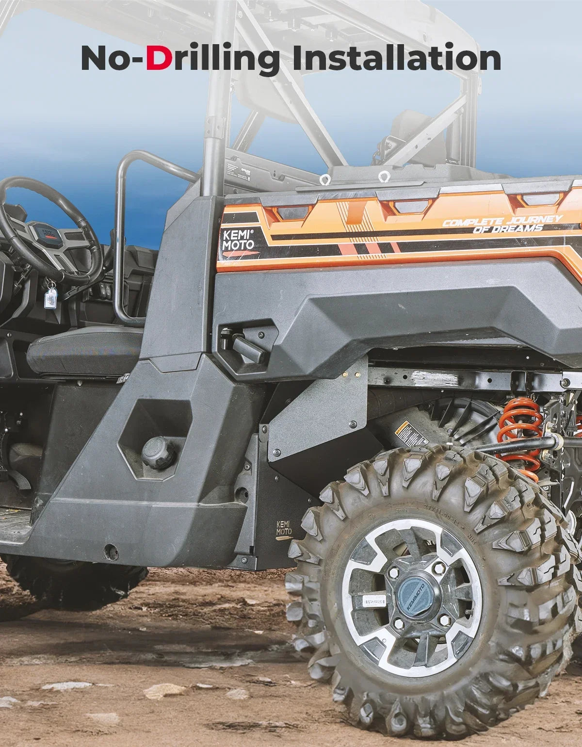Pare-boue SSV Polaris Ranger Crew