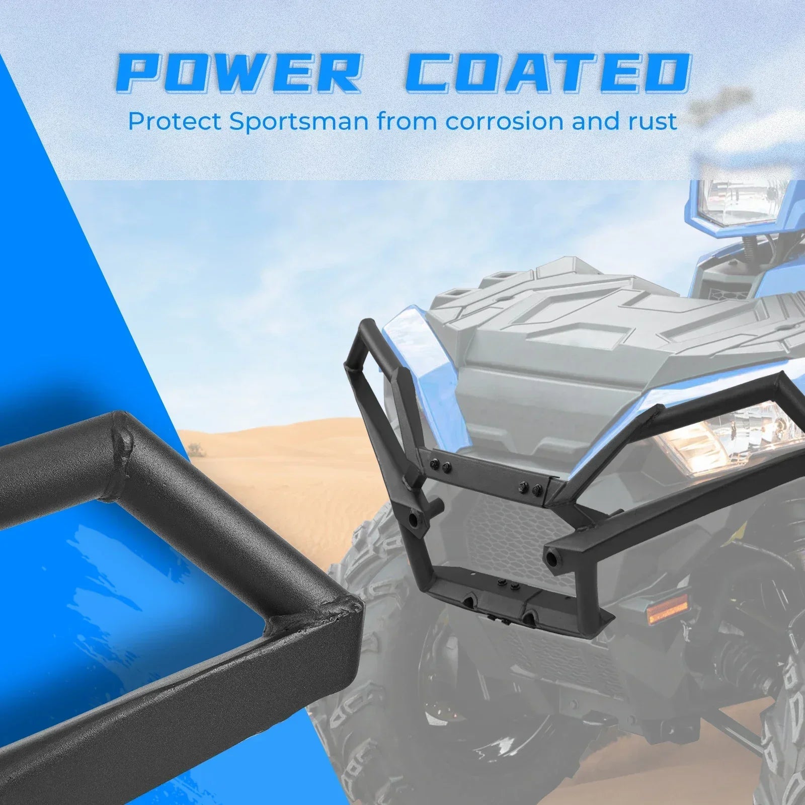 Protection pare-chocs fer quad Sportsman