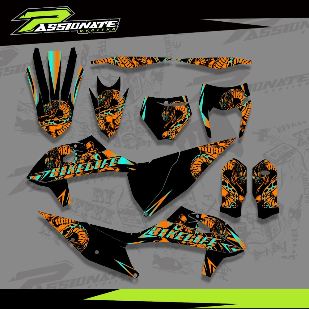 Kit Déco Graphique KTM 125-525 SX SXF EXC XC 2019-2022