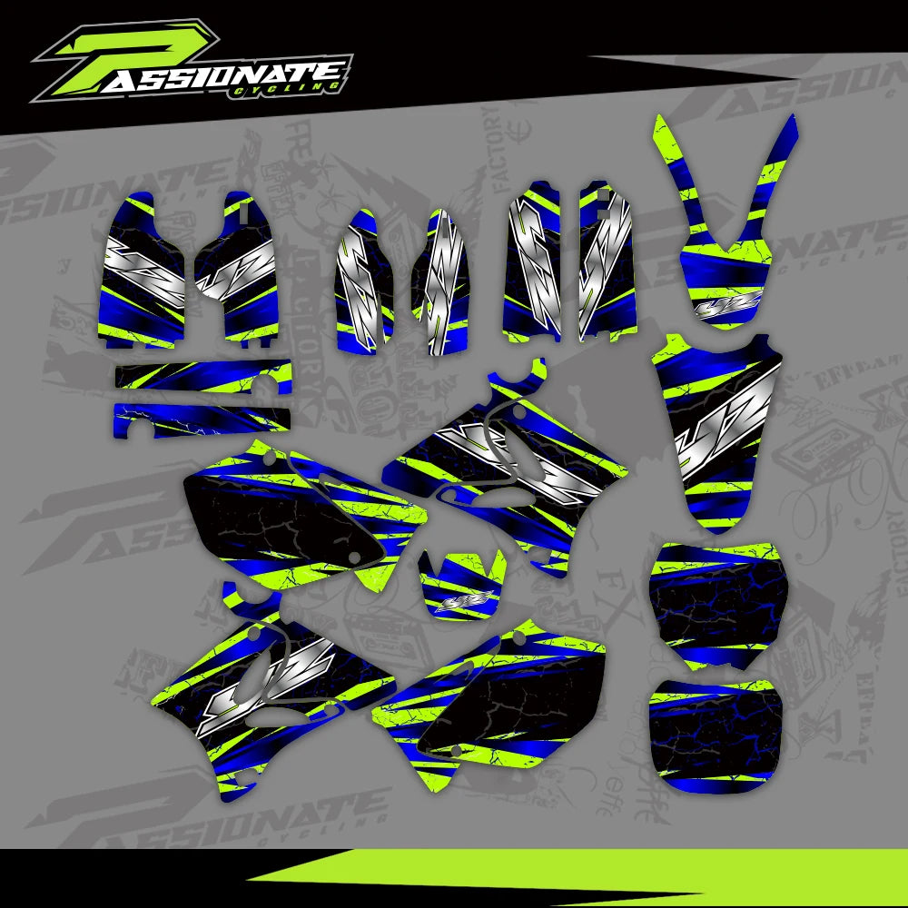 Kit Déco Graphique Yamaha YZ125 YZ250 2002-2014 (4 Designs)