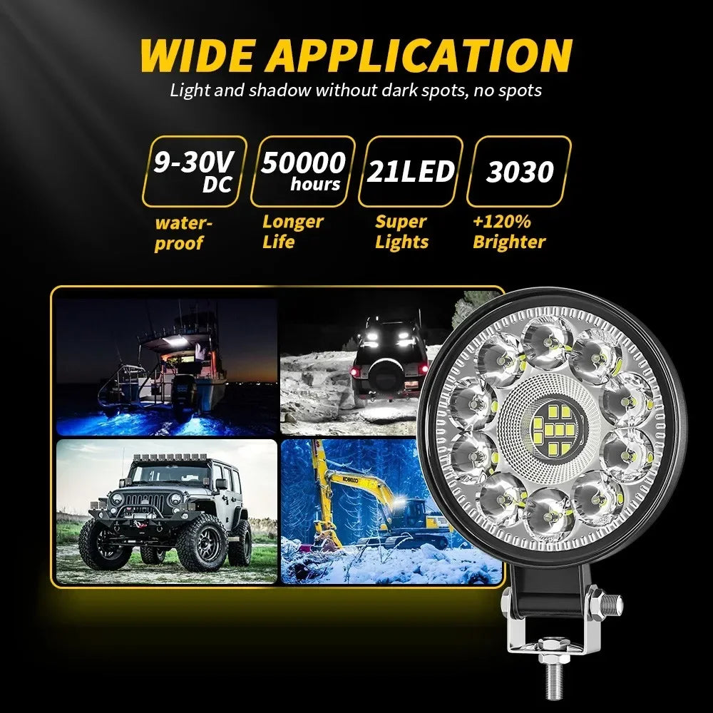 Mini barre LED 66W SSV quad